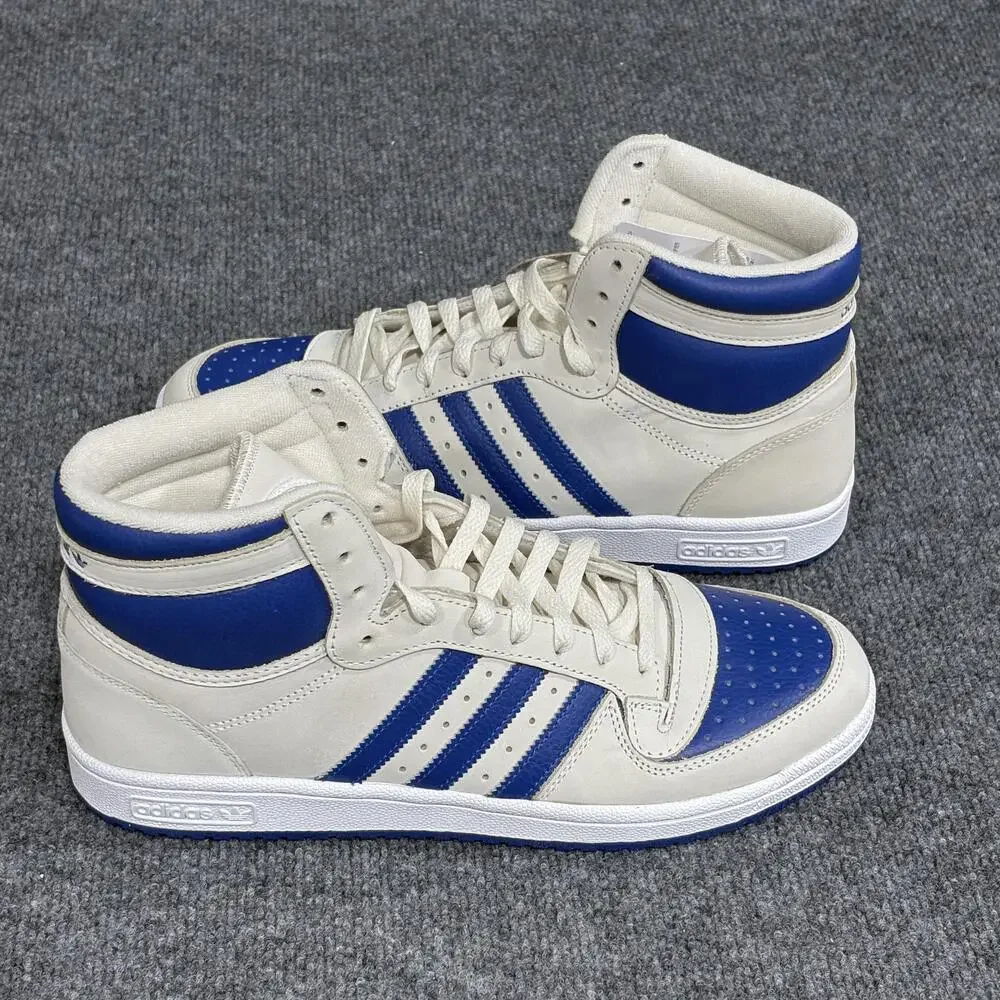 Adidas Top Ten RB Shoes Mens Size 11 White Blue High Top Originals Retro FZ6022